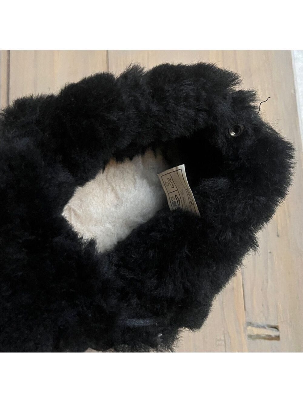 UGG Quincy Black Suede Boots Size US 6 - Picture 3 of 9